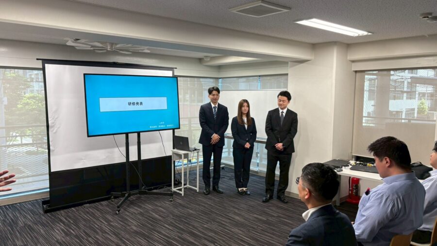 2026年度　新入社員研修発表会が執り行われました。
